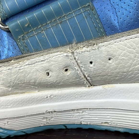 Nike Air Zoom LeBron Witness 2010 Men's Basketball Shoe Size 13.5 White Blue - Picture 9 of 10